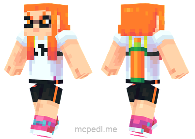 Orange Inkling Girl